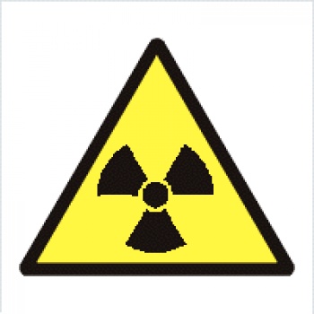 Ostrzeżenie przed substancjami radioaktywnymi i promieniowaniem jonizujacym