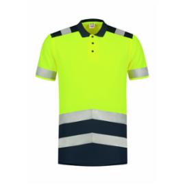 Poloshirt High Vis Bicolor T20 - ADLER - Koszulka polo unisex, 180 g/m², 100% poliester, 2 kolory - S-3XL