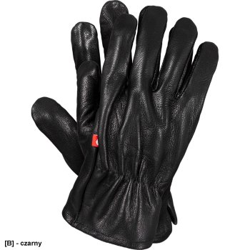 RBLACKMOON - Rękawice ochronne wykonane ze skóry koziej - 10