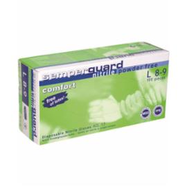 SEMPERGUARD Comfort - rękawice jednorazowe - powder free -, Nitryl - 07-10